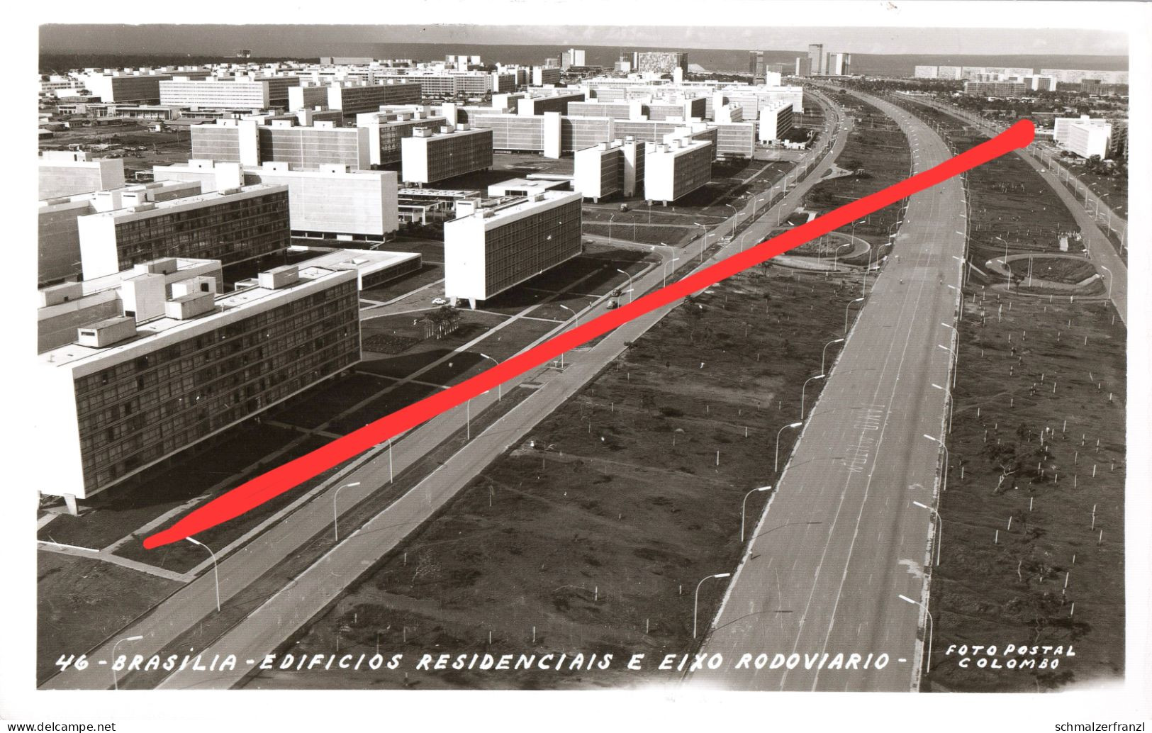 AK Brasilia Edificios Residenciais E Eixo Rodoviario Brasil Brasilien Bresil America Del Sur Amerique Du Sud Südamerika - Brasilia