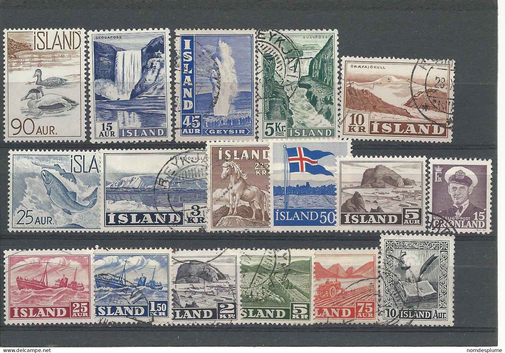 24787) Iceland Collection Postmark Cancel - Lots & Serien