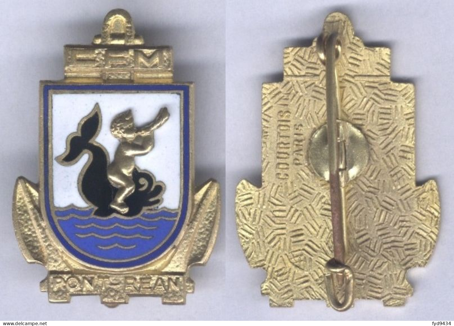 Insigne Du Centre De Formation Maritime De Pont Réan - Marine