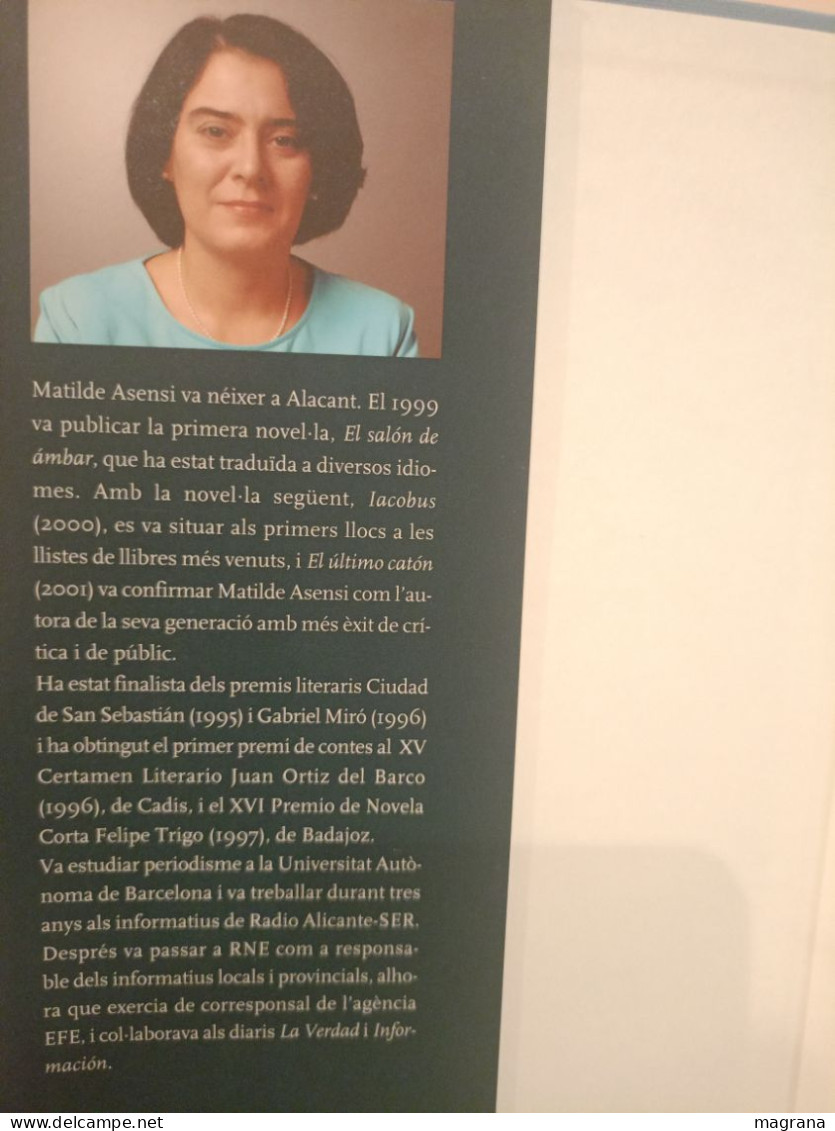 L'origen Perdut. Matilde Asensi. Editorial Planeta. Ramon Llull Narrativa. 2004. 430 Pàgines. - Romanzi