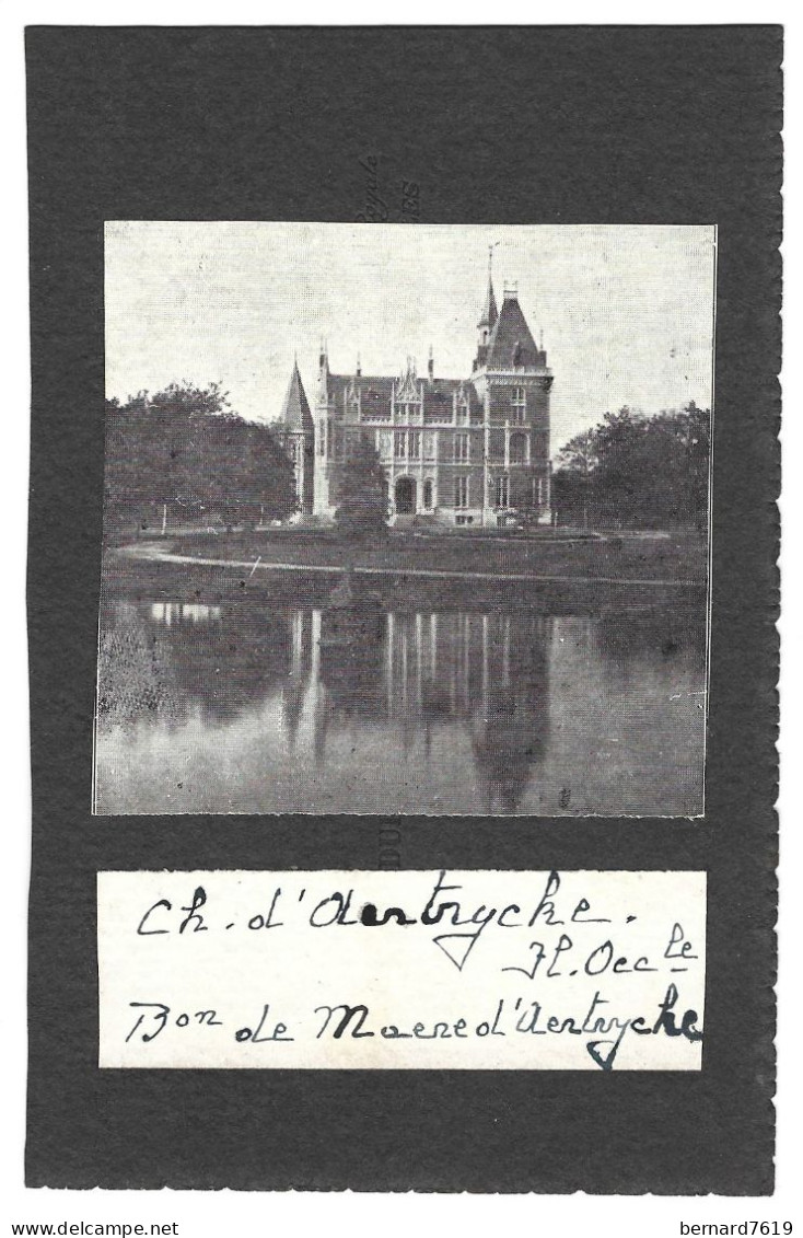 Belgique - Aertrycke -  Chateau De  Litterveld  - Sur Support Cartonne - Zedelgem