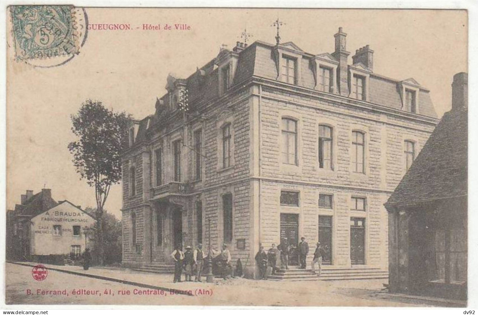 SAONE ET LOIRE GUEUGNON HOTEL DE VILLE - Gueugnon