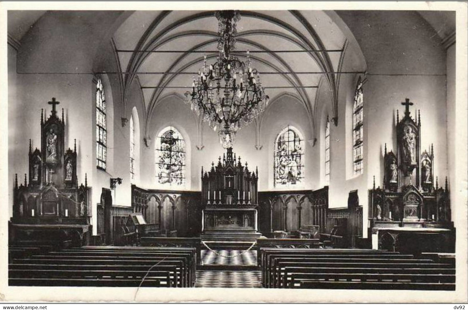 SOMME FRIVILLE ESCARBOTIN INTERIEUR EGLISE SAINT HUBERT - Friville Escarbotin