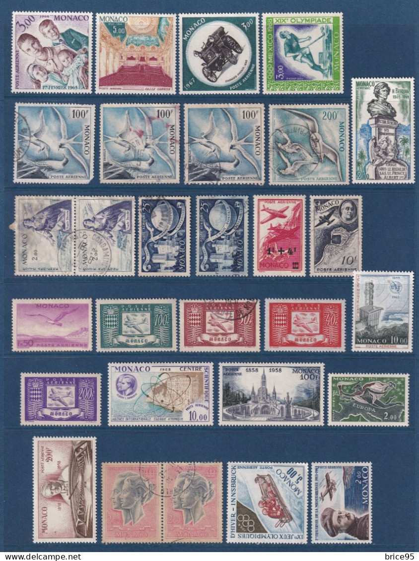 Monaco - Poste Aérienne - Lot De PA - Airmail