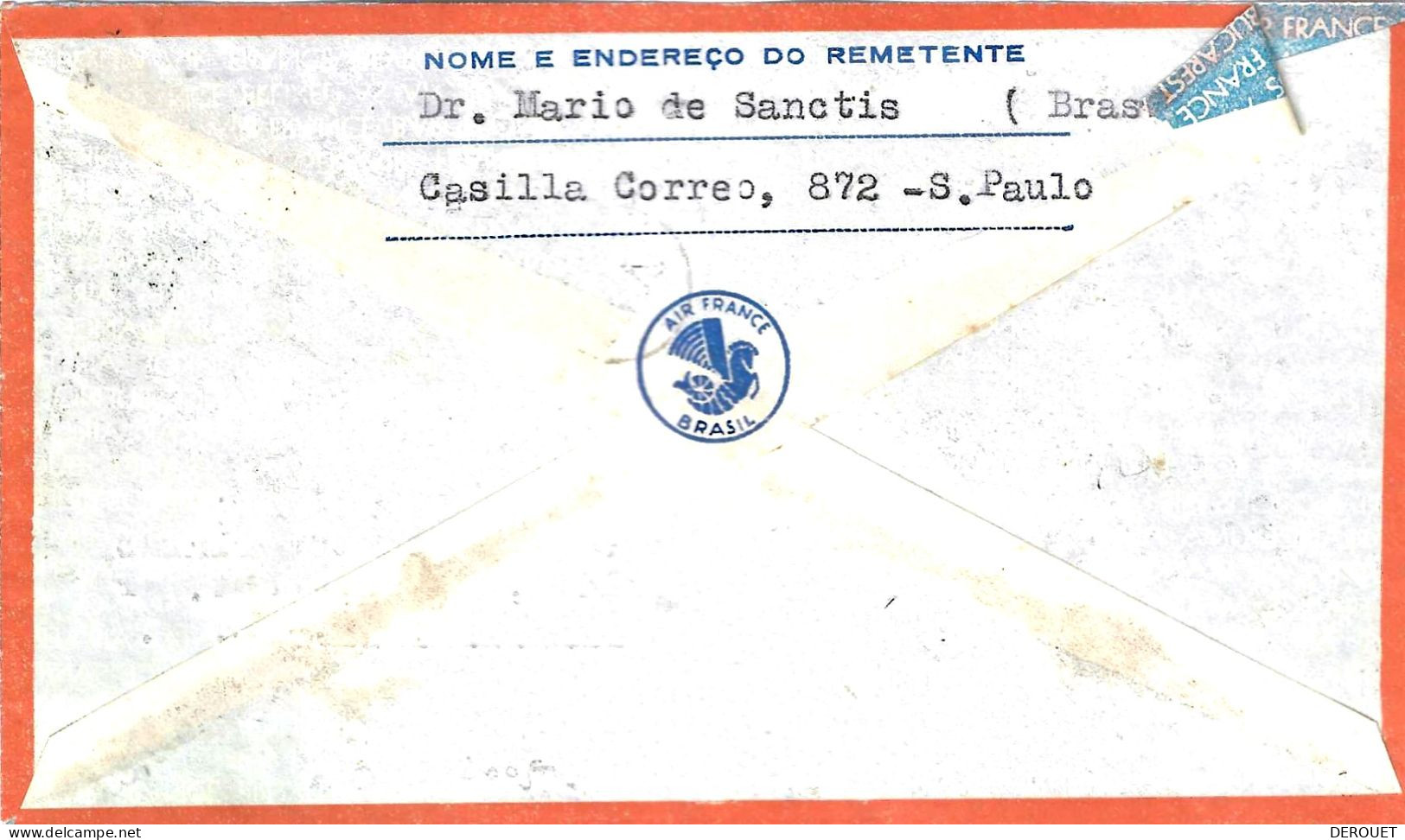 Ligne Mermoz - 12 05 1940 : 10° Ann. De La Première Traversée Atlantique Sud - Airmail (Private Companies)