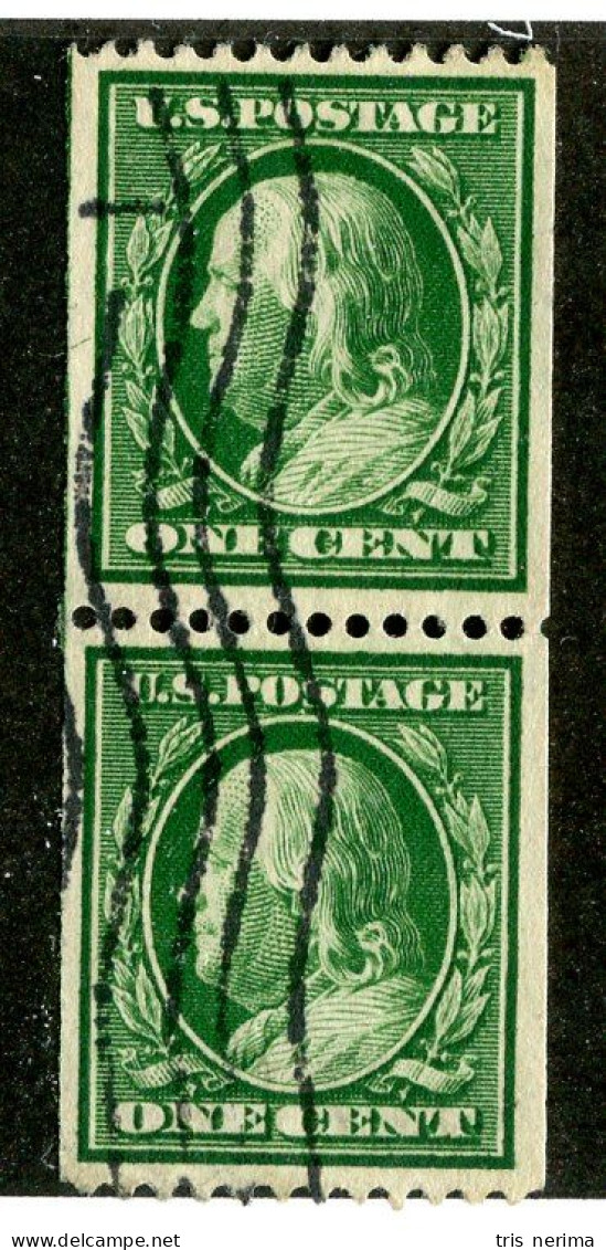 270 USA 1912 Scott # 385 Used (offers Welcome) - Roulettes