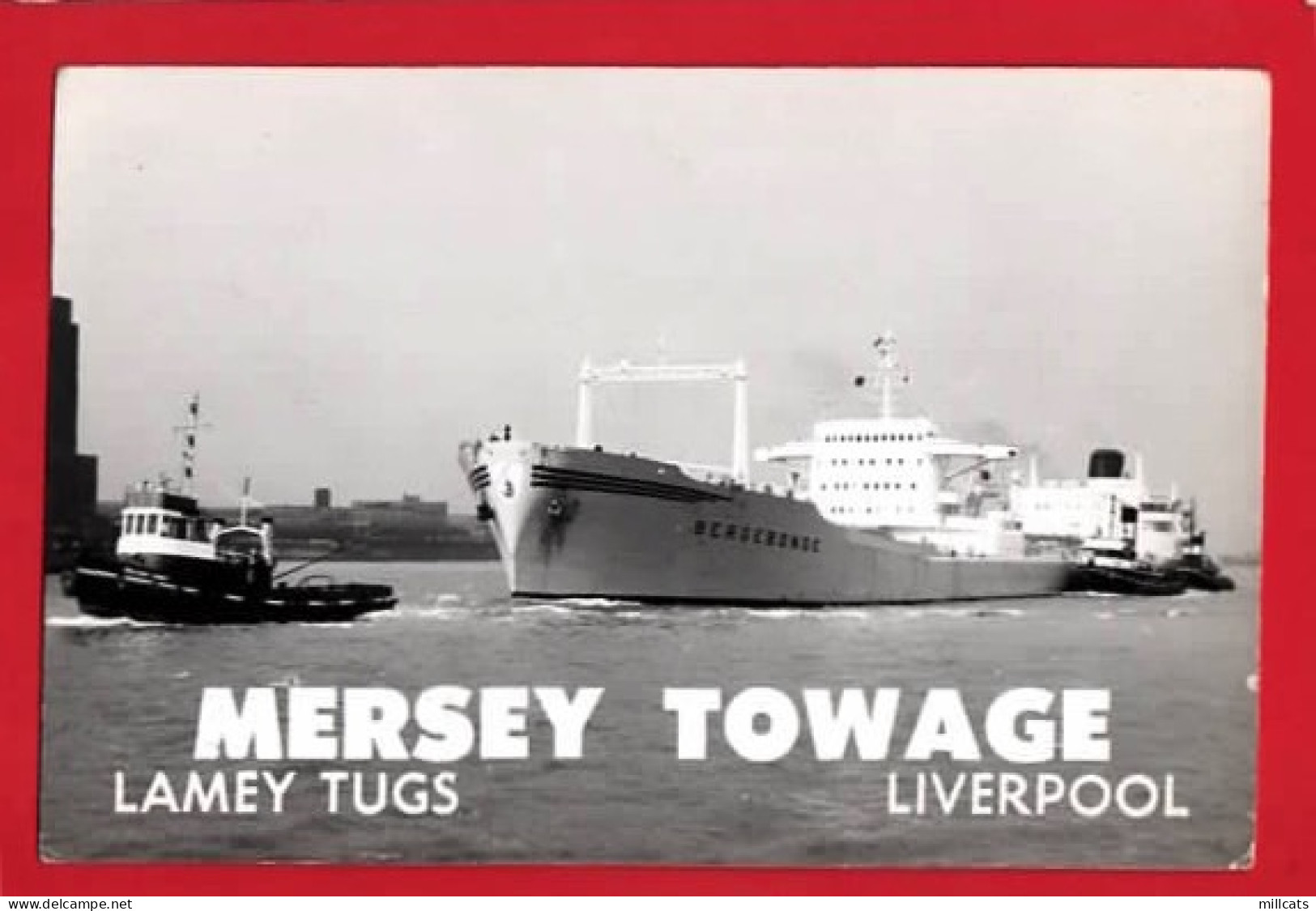 LIVERPOOL   MERSEY TOWAGE   LAMEY TUGS ADVET  RP - Remorqueurs