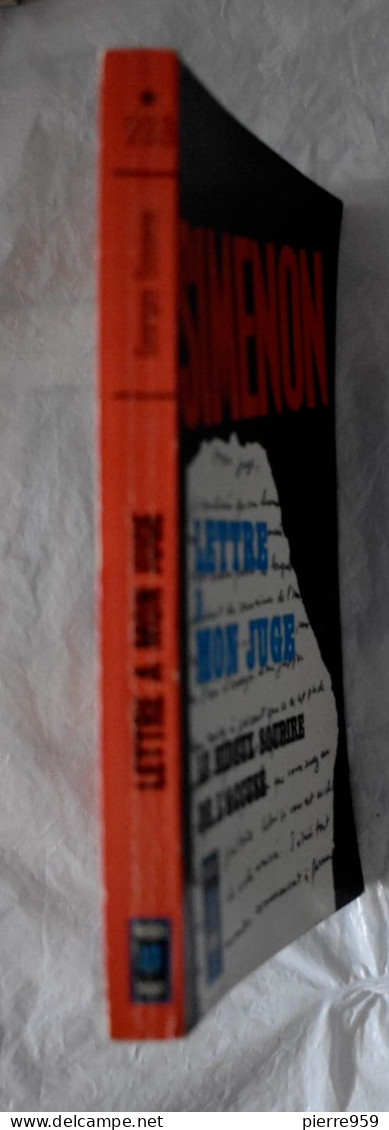 Lettre à Mon Juge - Georges Simenon - Simenon