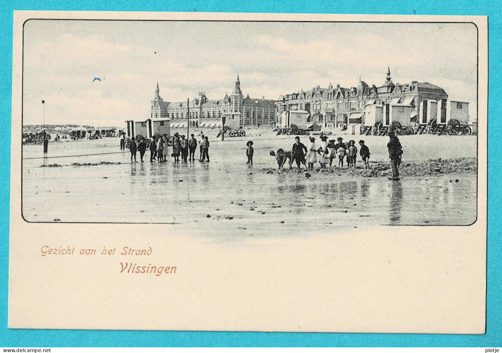 * Vlissingen (Zeeland - Nederland) * (Algemeene Postvereeniging) Gezicht Aan Het Strand, Plage, Beach, Enfants, TOP - Vlissingen