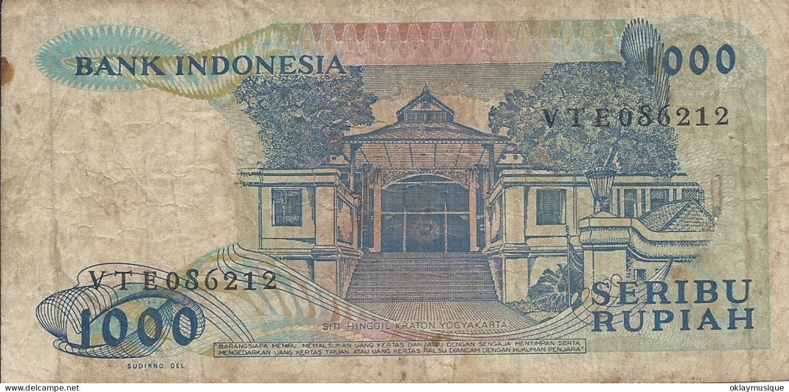 01000 Rupiah 1987 10 Mark 1929 (recto) Ddr Raja Sisingamangaraja XII (1849 - 17 Juin 1907), Fut Le Dernier Prêtre-roi De - Other & Unclassified