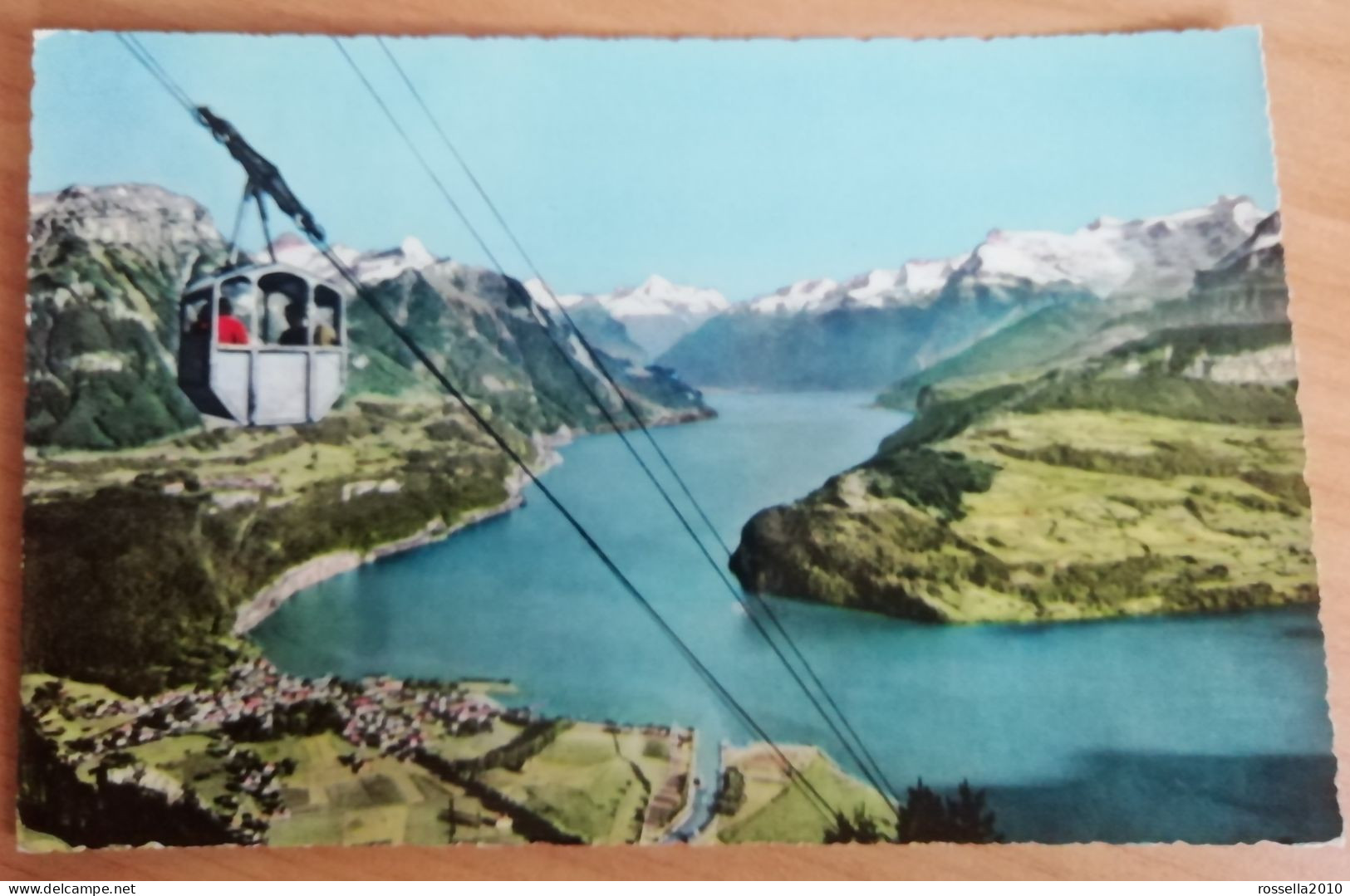 SVIZZERA CARTOLINA 1963 LUFTSEILBAHN BRUNNEN URMIBERG SCHWEIZERISCH AK SUISSE POSTCARD - Ingenbohl