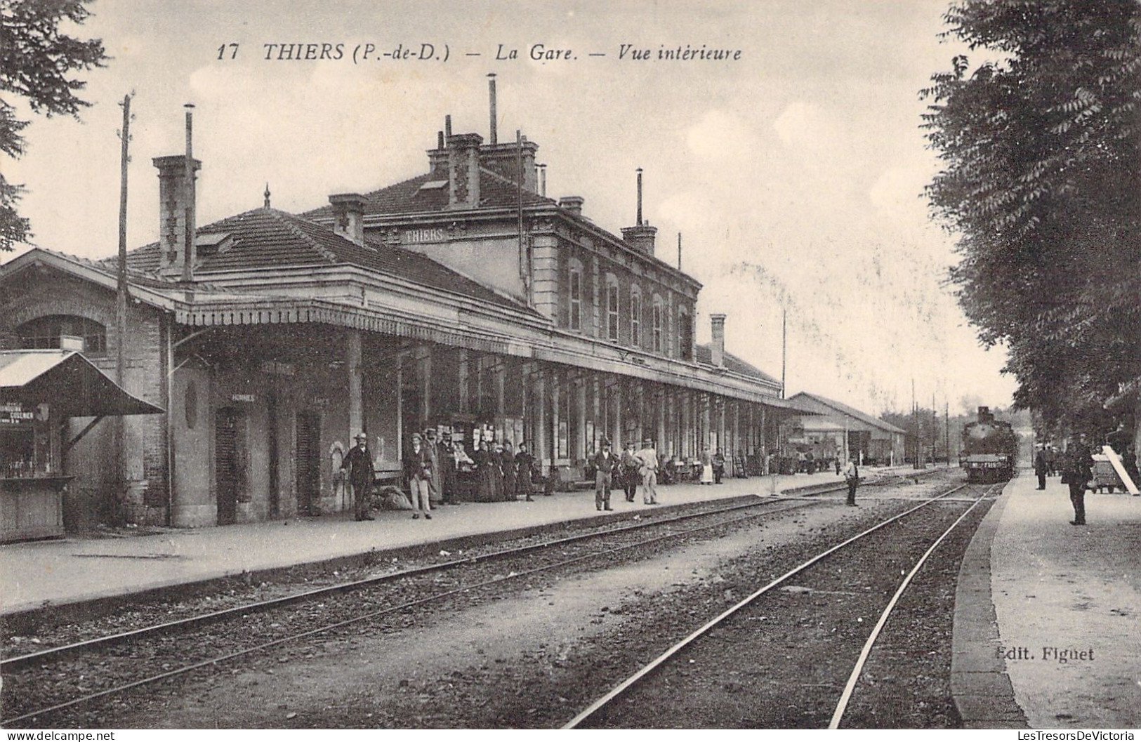 FRANCE - Thiers - La Gare - Vue Interieure - Carte Postale Ancienne - Thiers