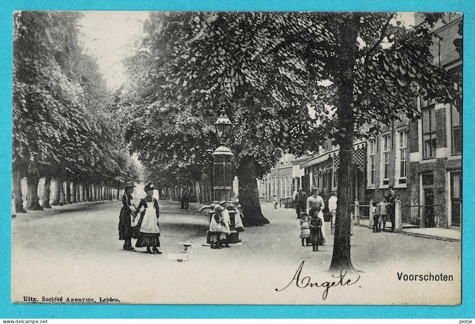 * Voorschoten - Leiden (Zuid Holland - Nederland) * (Uitg Société Anonyme) Pompe, Animée, Enfant, Unique, TOP - Leiden