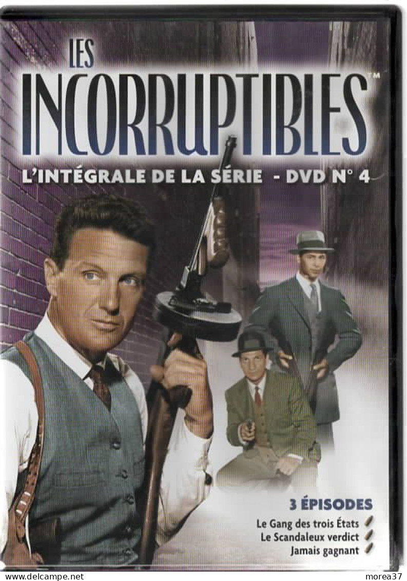 LES INCORRUPTIBLES  N°4   Avec Robert STACK   3 épisodes   (C44) - TV Shows & Series