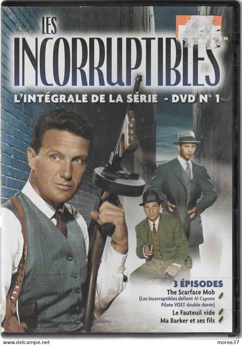 LES INCORRUPTIBLES  N°1   Avec Robert STACK   Episode Pilote    3 épisodes   (C44) - TV-Reeksen En Programma's