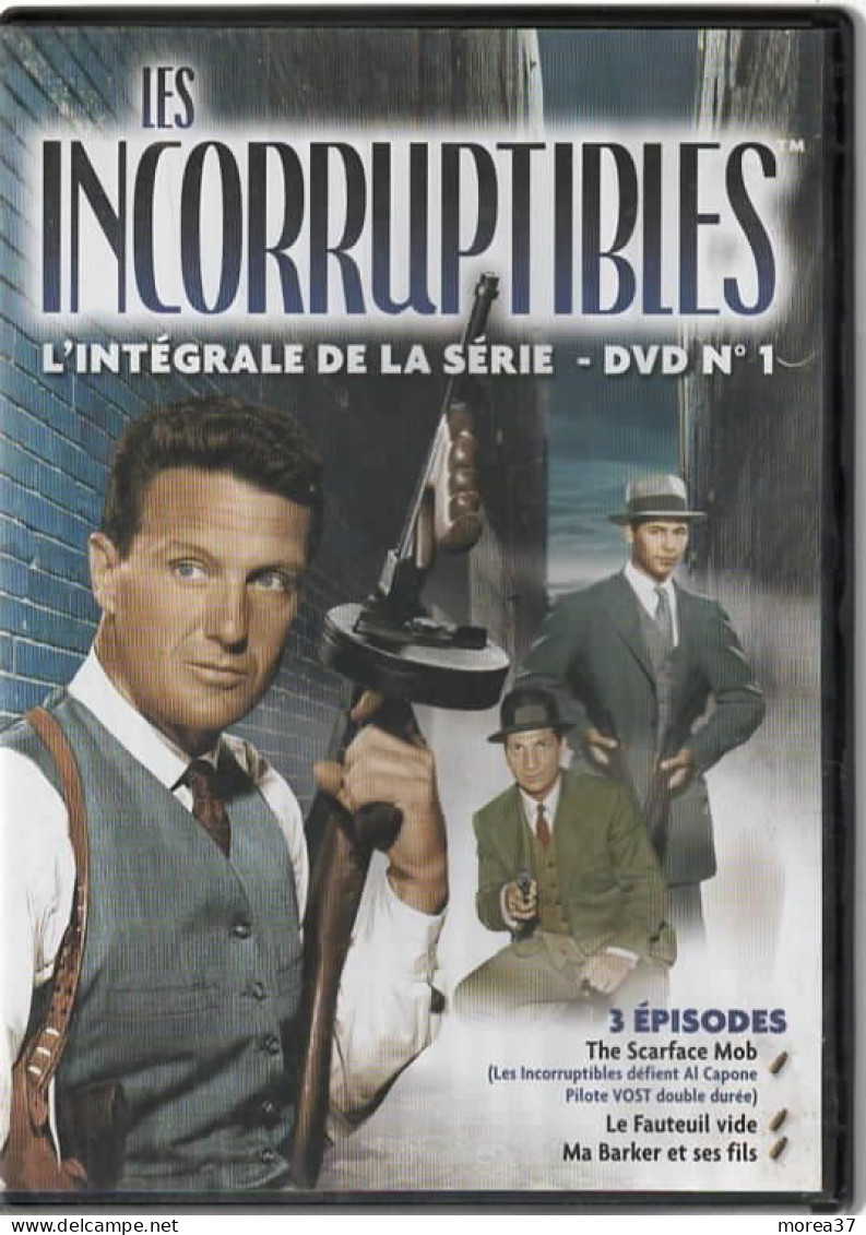 LES INCORRUPTIBLES  N°1   Avec Robert STACK   Episode Pilote    3 épisodes   (C44) - TV-Serien