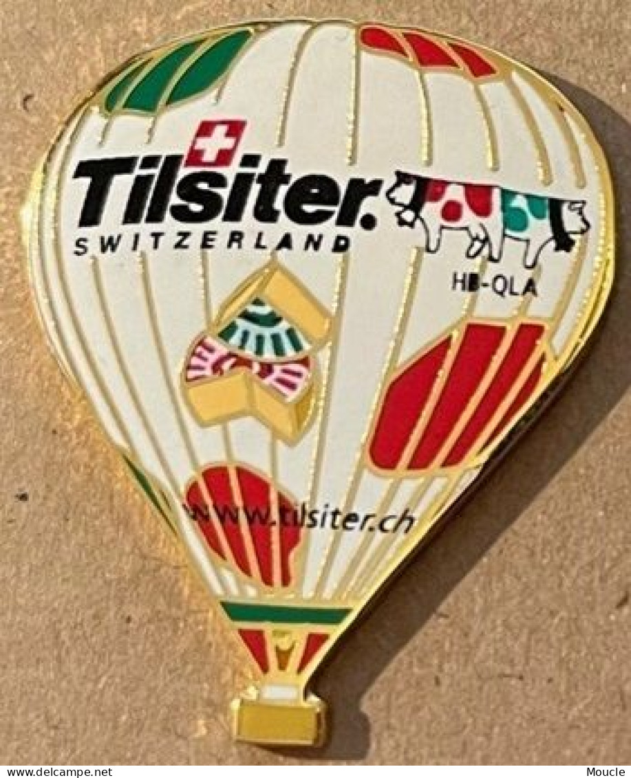 MONTGOLFIERE - BALLON - BALLOON - BALLON - TILSITER SWITZERLAND - CHEESE - FROMAGE SUISSE - KÄSE - VACHES - EGF -   (33) - Montgolfières