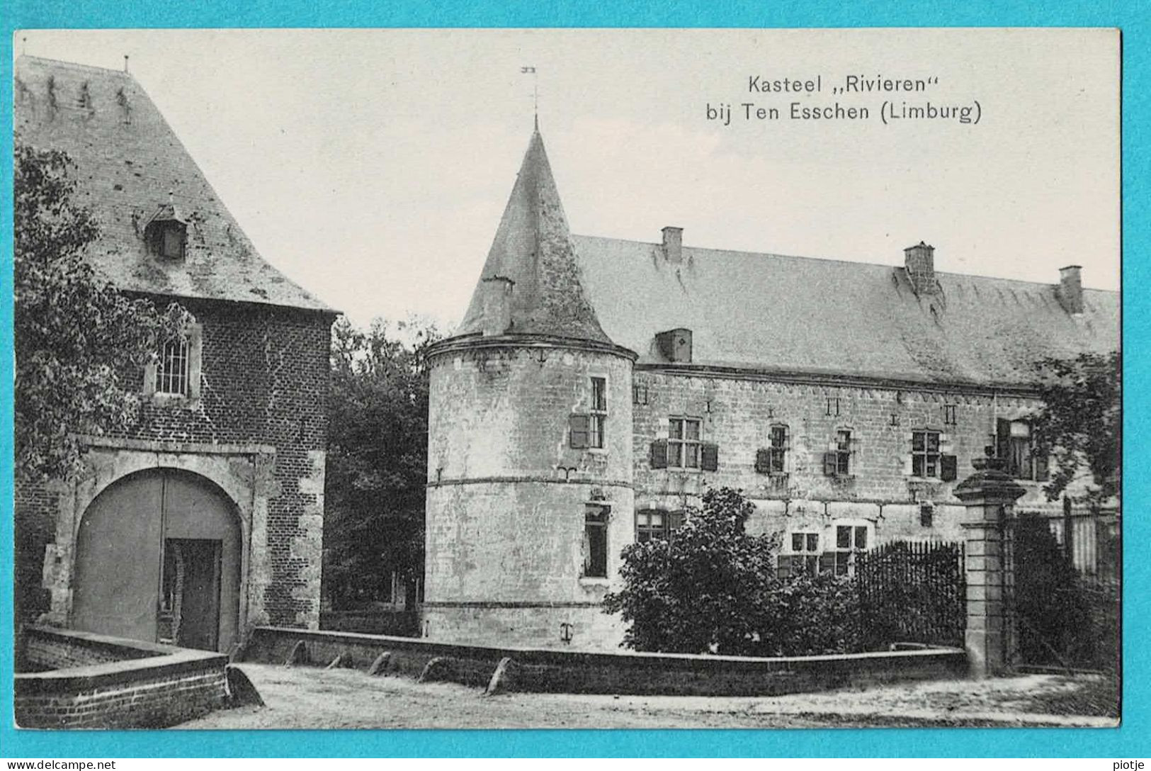 * Ten Esschen - Heerlen (Limburg - Nederland) * (Weenenk & Snel, K 67) Kasteel Rivieren, Chateau, Castle, Schloss, Old - Heerlen
