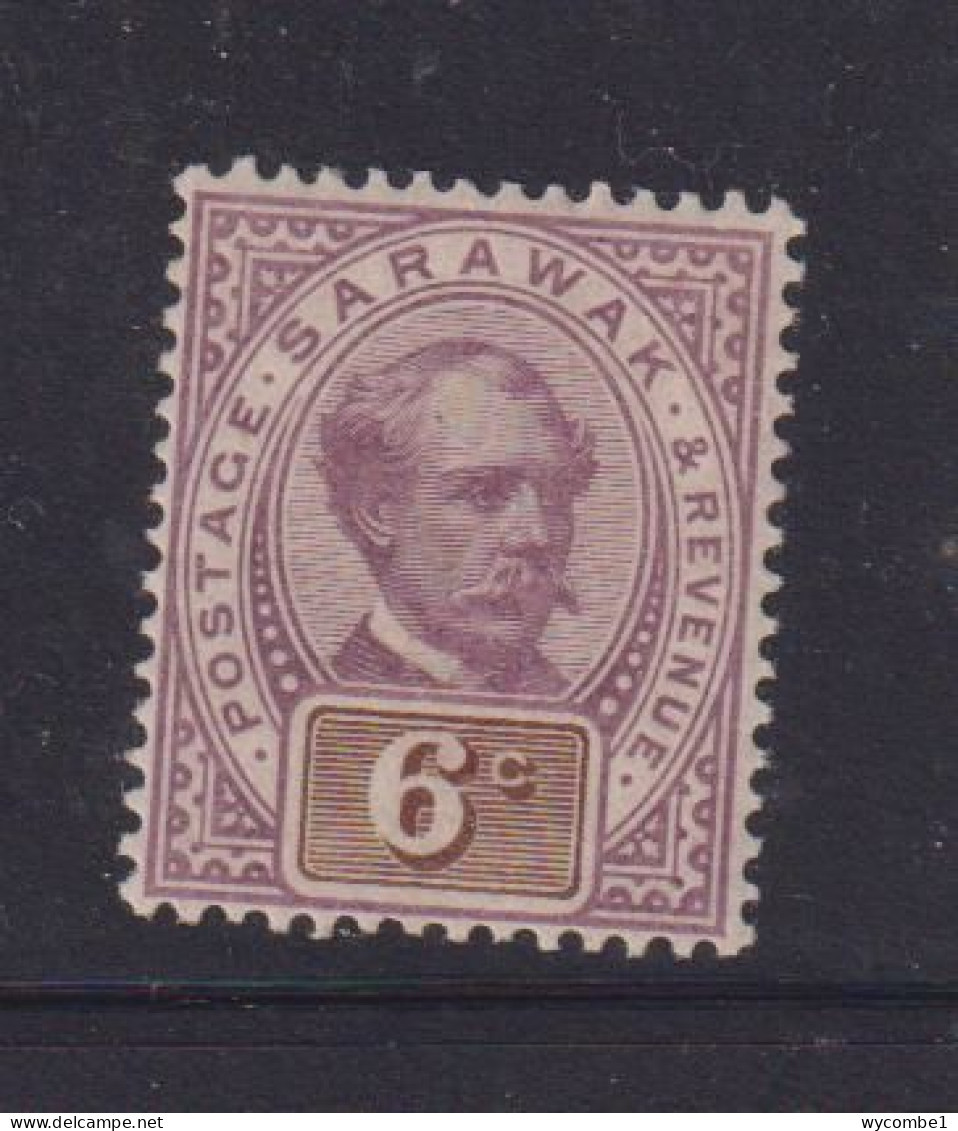 SARAWAK - 1888  Charles Brooke  6c  Hinged Mint - Sarawak (...-1963)