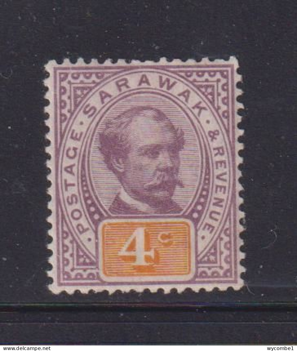 SARAWAK - 1888  Charles Brooke  4c  Hinged Mint - Sarawak (...-1963)