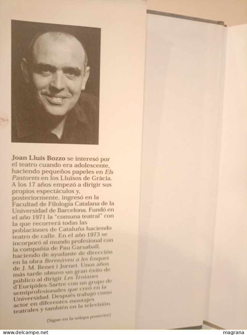 Cómica Tribu. Historias Alrededor Del Teatro. Joan Lluís Bozzo. Lumen. 2001. 223 Páginas. - Histoire Et Art