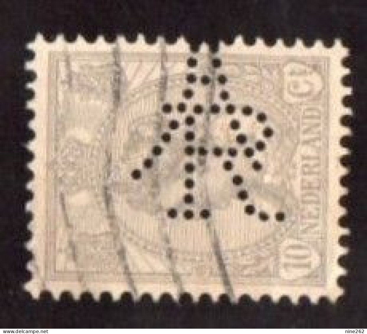 PAYS BAS ..DANEMARK.....10  CENTS ... PERFORE.....BON ETAT... - Gezähnt (perforiert)