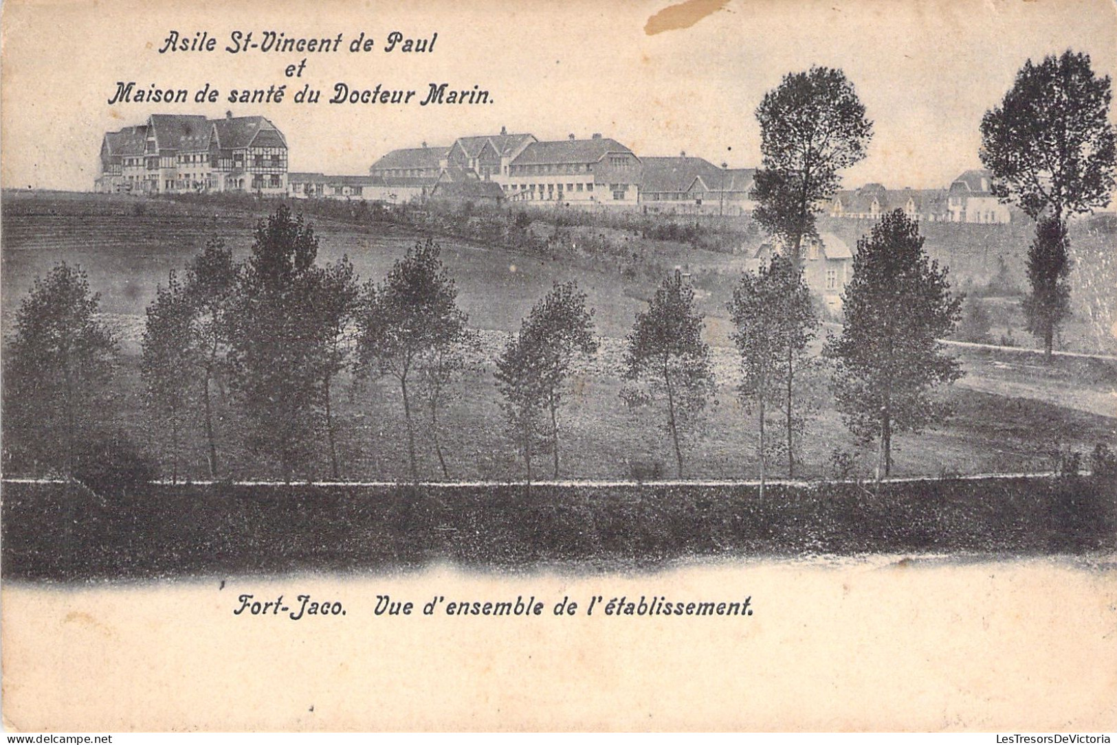 BELGIQUE - Fort Jaco - Vue D'ensemble De L'etablissement - Asile St Vincent De Paul  - Carte Postale Ancienne - Uccle - Ukkel