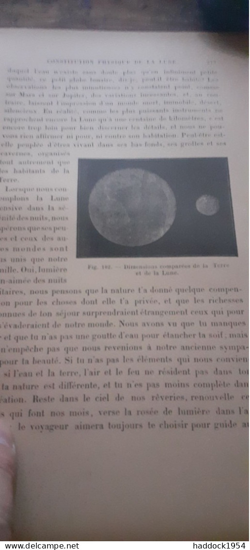 Les Merveilles Célestes Lectures Du Soir CAMILLE FLAMMARION Hachette 1902 - Sterrenkunde