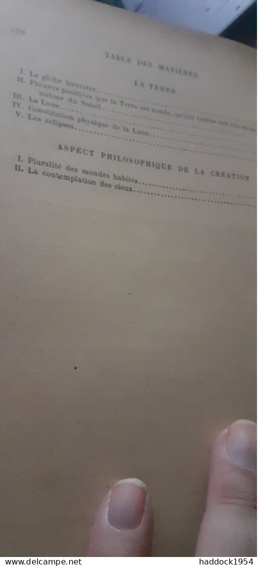 Les Merveilles Célestes Lectures Du Soir CAMILLE FLAMMARION Hachette 1902 - Sterrenkunde