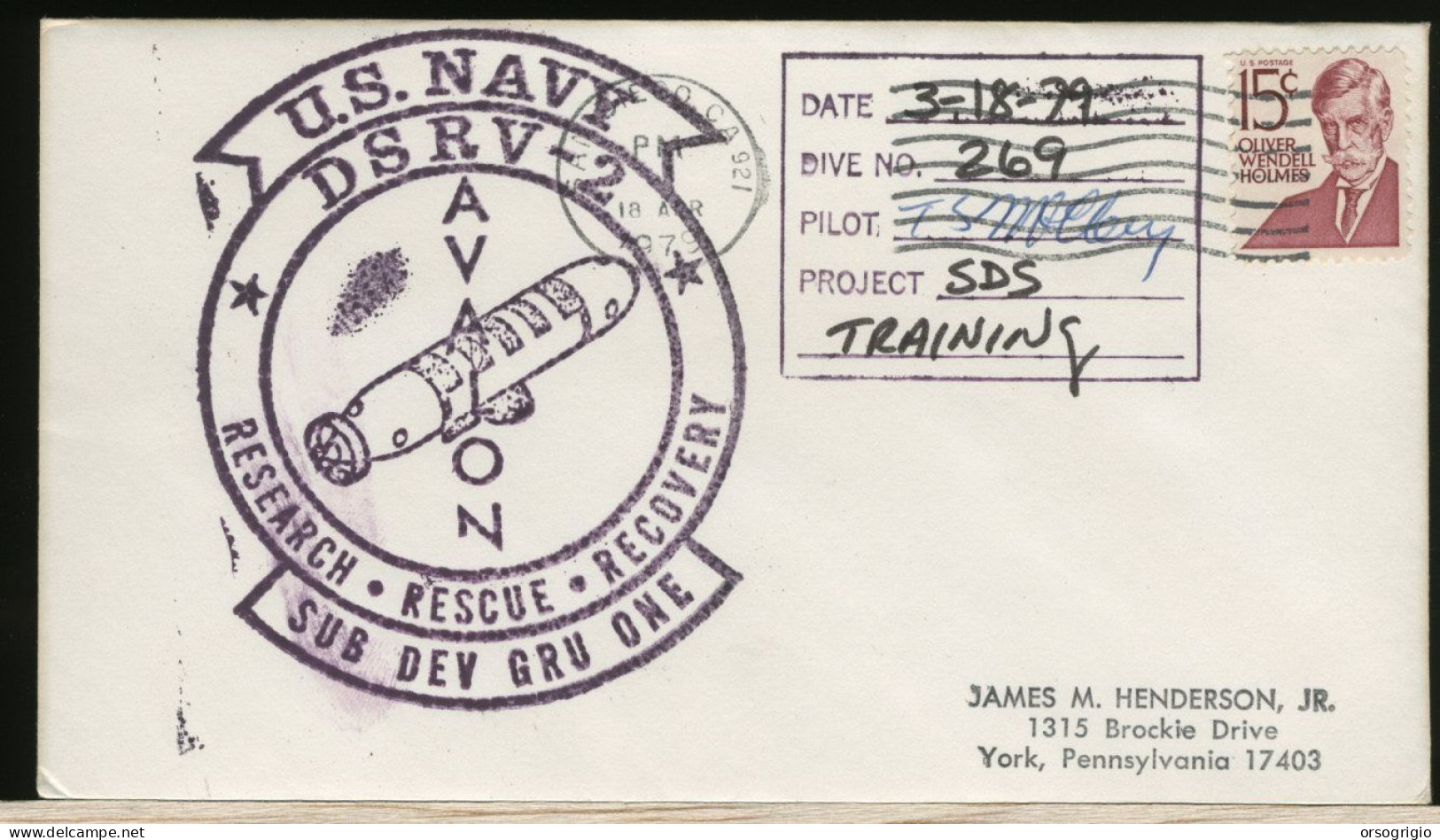 USA - USS  NAVY DSRV-2 Avalon Was A Mystic-class Deep-submergence Rescue Vehicle - Submarines