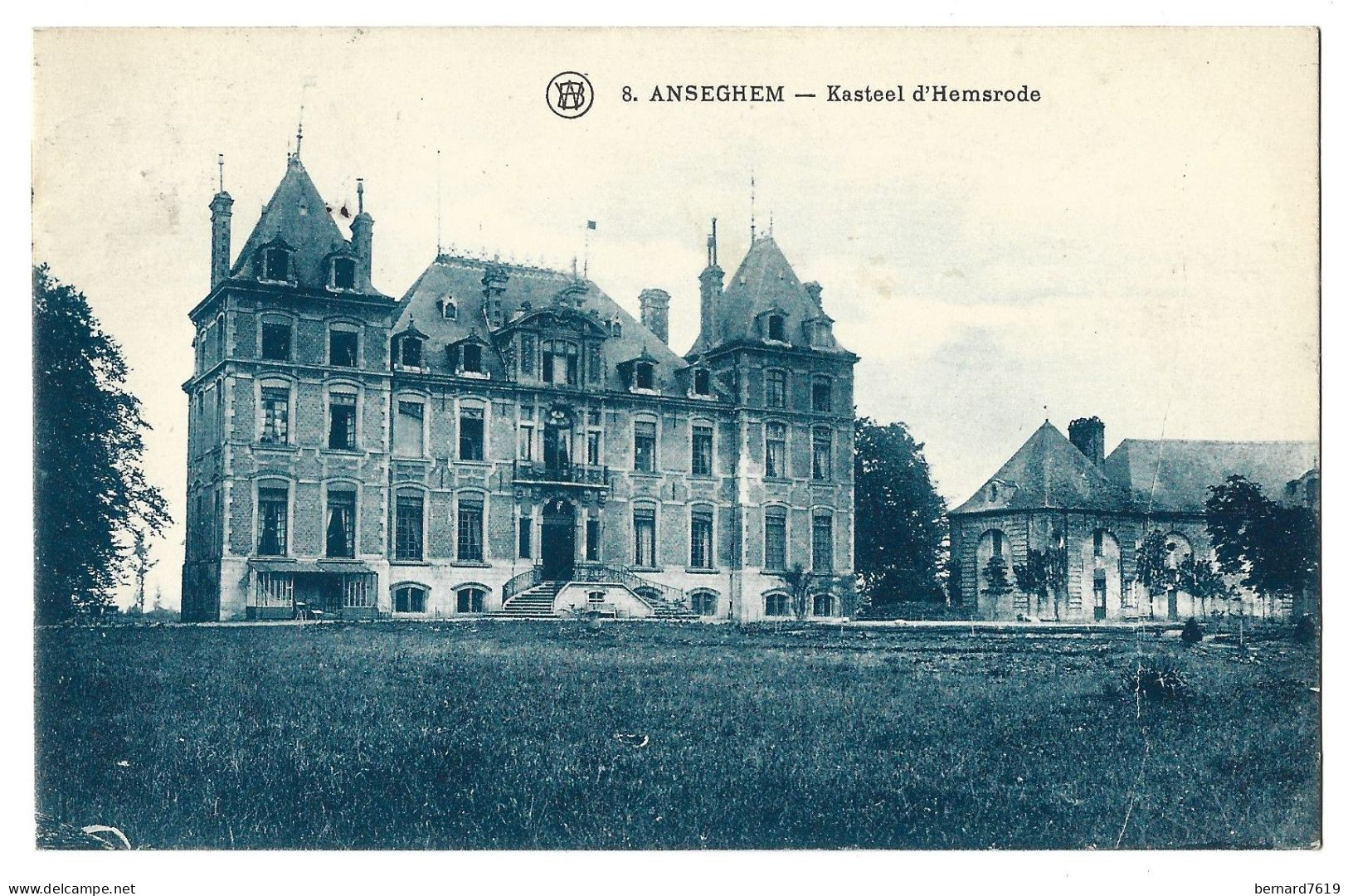 Belgique -  Anseghem -  Kasteel D'hemsrode - Comtesse  Yolande  Du Chastel  De La  Honvarderie Et Ctte Louise De Limburg - Anzegem