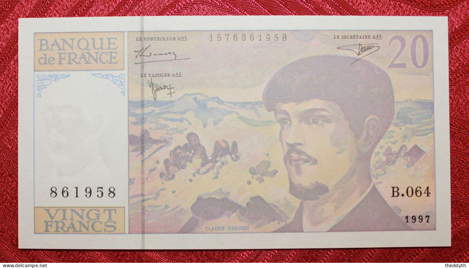 Billet 20 Francs Debussy 1997 / B.064-861958 / NEUF - 20 F 1980-1997 ''Debussy''