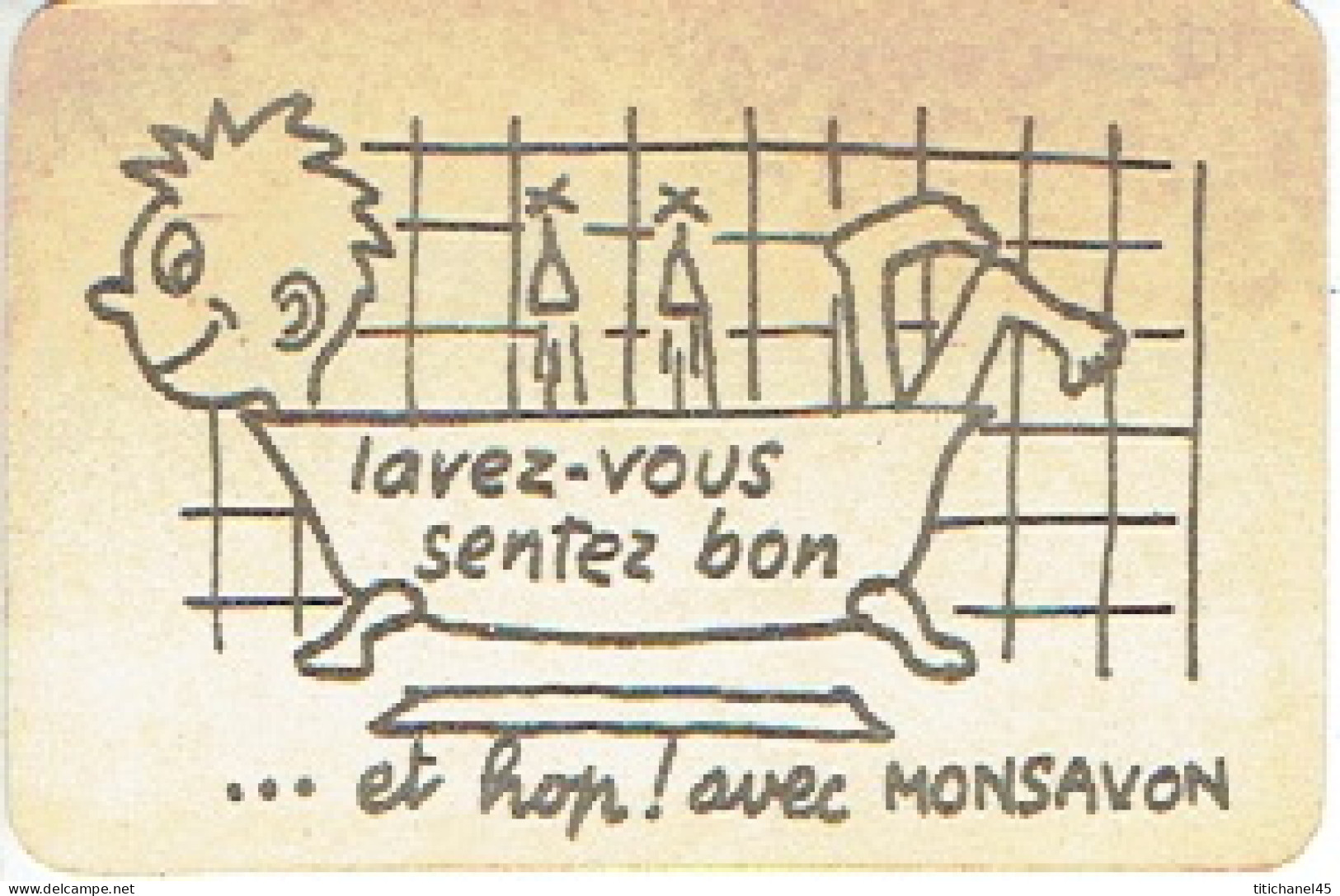 Carte Parfum OEILLET De MONSAVON - Anciennes (jusque 1960)