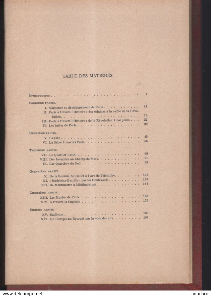 PARIS Illustré Histoire Et Visage D'une Grande Cité BRISSON - Ile-de-France