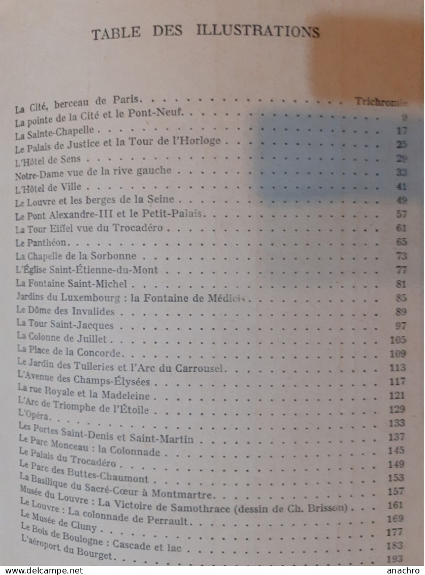 PARIS Illustré Histoire Et Visage D'une Grande Cité BRISSON - Ile-de-France