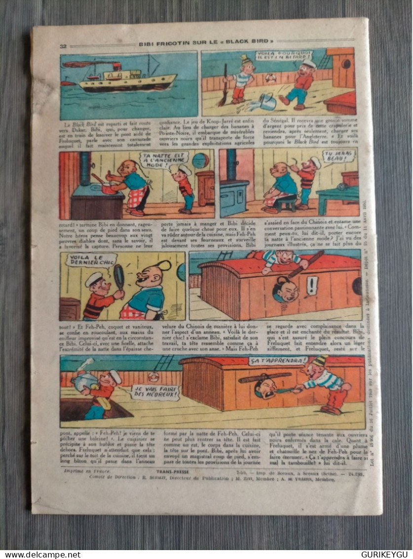 L'épatant Journal Des Les Pieds Nickeles N ° 26  PELLOS BIBI FRICOTIN  1950 BIEN - Pieds Nickelés, Les