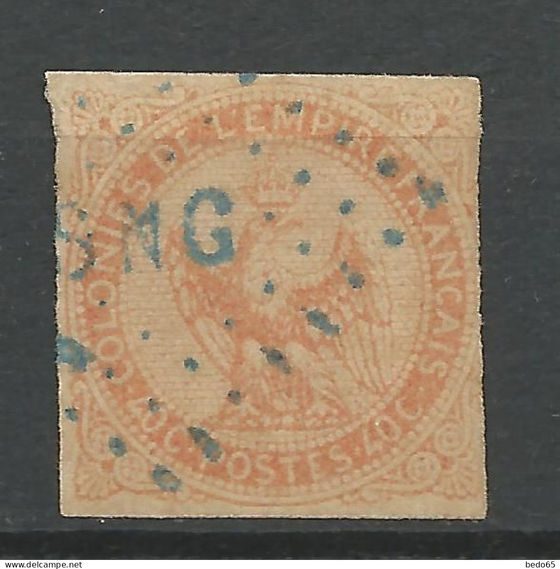 AIGLE N° 5 CACHET LOSANGE SNG Bleu SENEGAL / Used - Águila Imperial