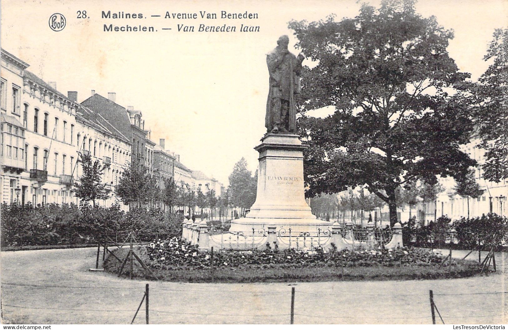 BELGIQUE - MALINES - Avenue Van Beneden - Carte Postale Ancienne - Malines