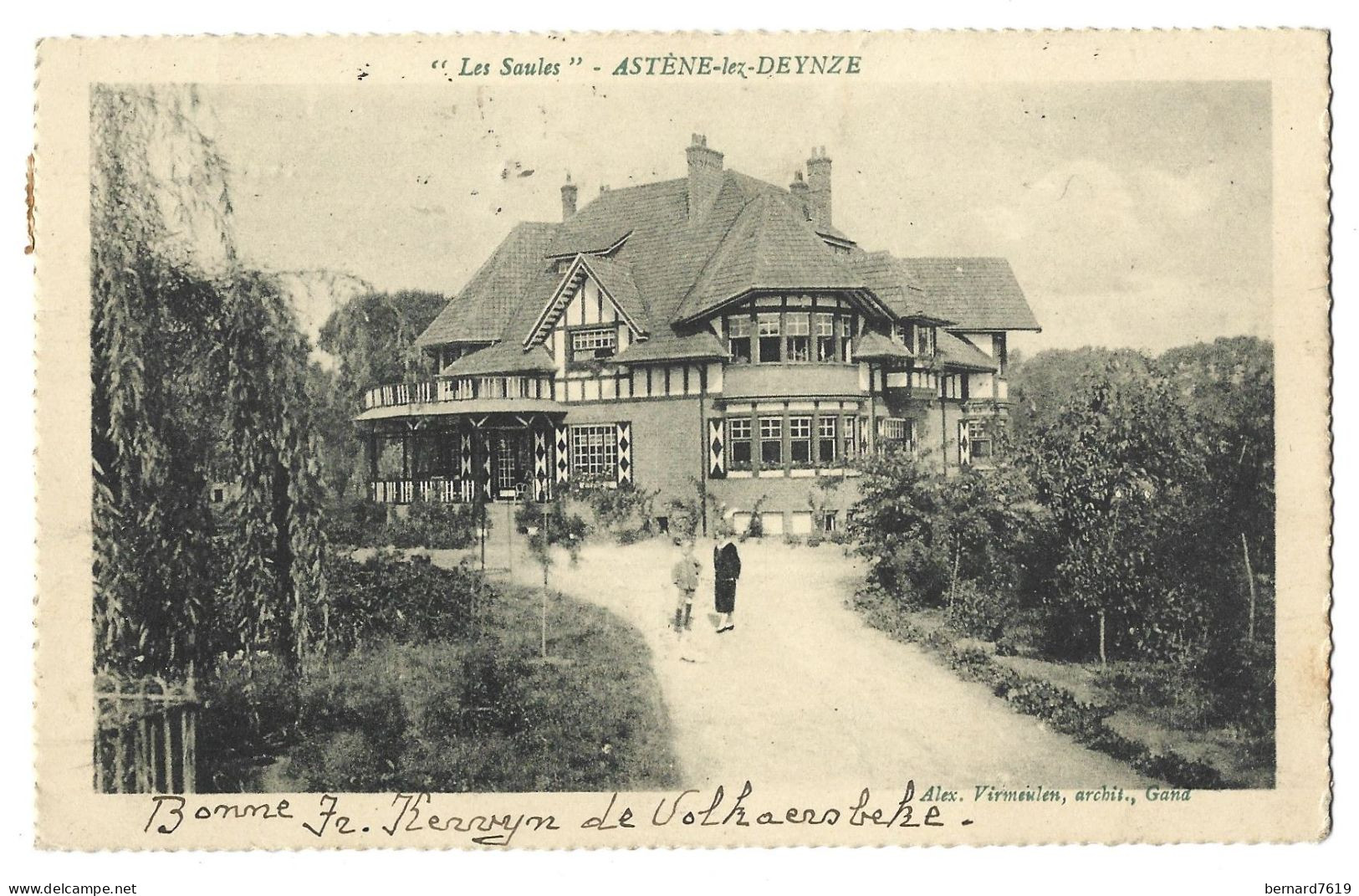 Belgique -    Astene  Lez Deynze  -  Les Saules  - Baronne Kervyn  De Volkaersbeke - Deinze