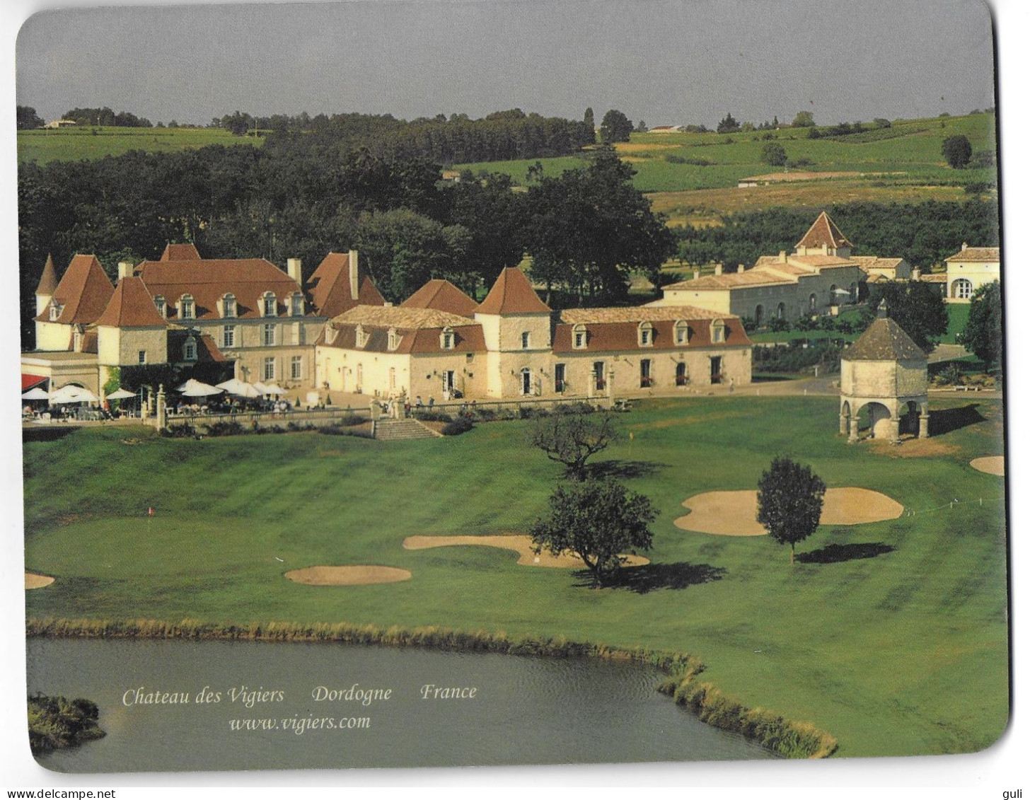 TAPIS De SOURIS- CHÂTEAU Des VIGIERS Monestier Près Bergerac  Dordogne France (golf) (mousepad Mauspad) *PRIX FIXE - Other & Unclassified