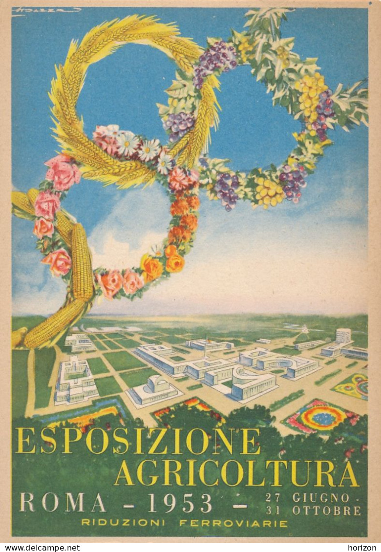 2f.991  ROMA - Esposizione Agricoltura 1953 - Mostre, Esposizioni