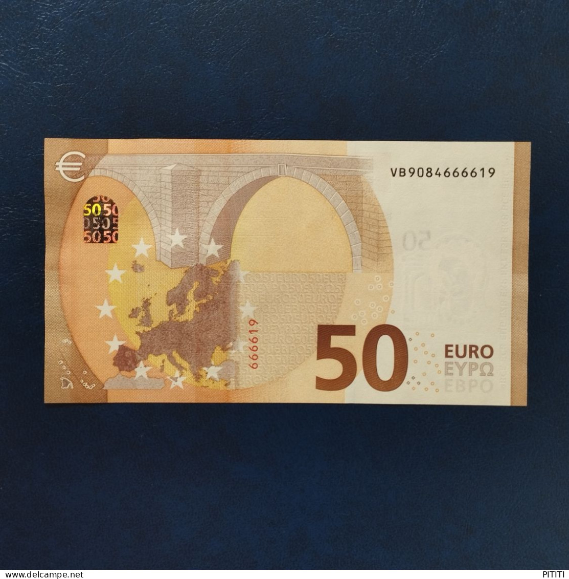 EURO SPAIN 50 V018A1 VB DRAGHI UNC - 50 Euro