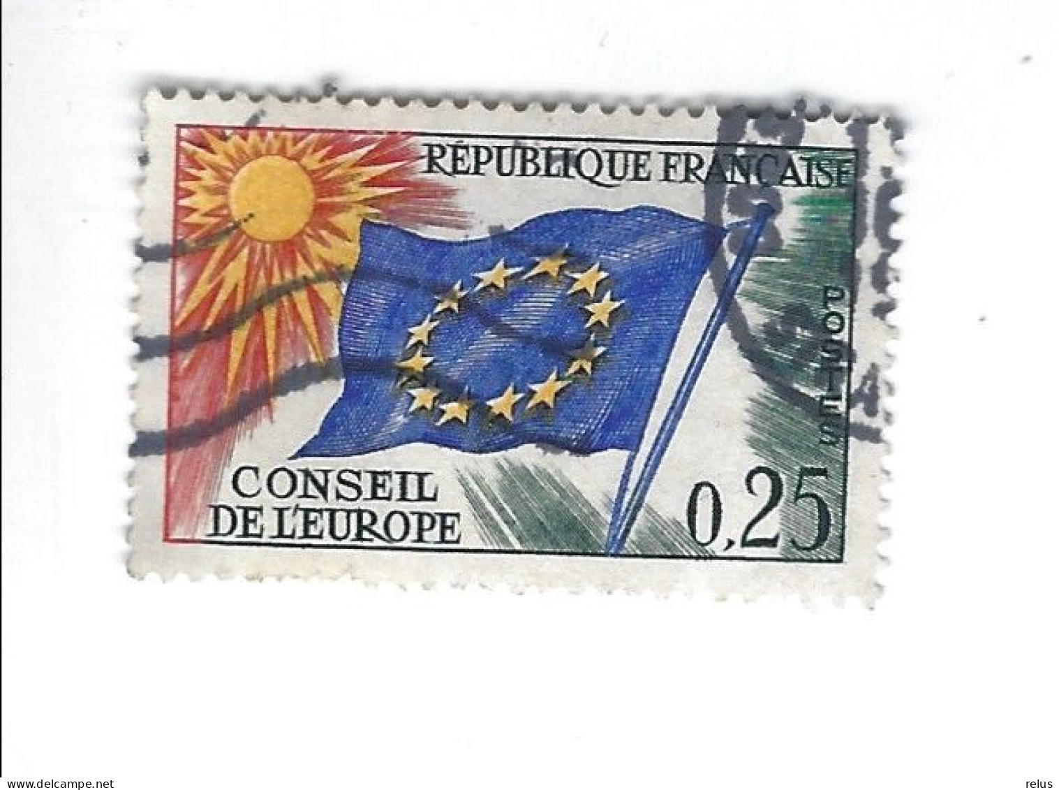 TS 29 Conseil De L'Europe Oblitéré 1963-1971 - Usados