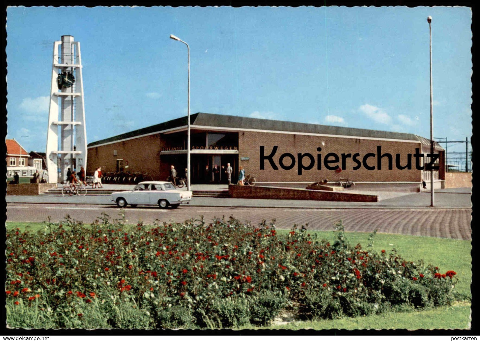 ÄLTERE POSTKARTE DEN HELDER STATION BAHNHOF NEDERLANDSE SPOORWEGEN Nederland Holland Gare Ansichtskarte AK Cpa Postcard - Den Helder