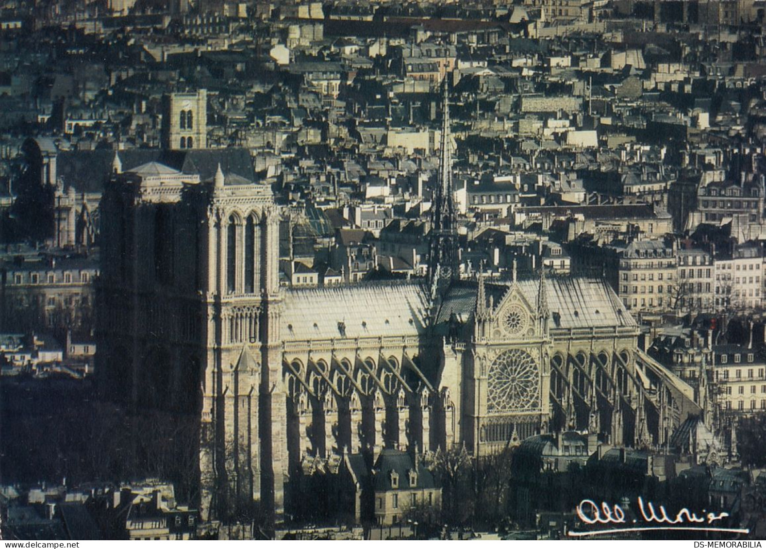 Albert Monier - Paris , La Cathedrale Notre Dame 1981 - Monier