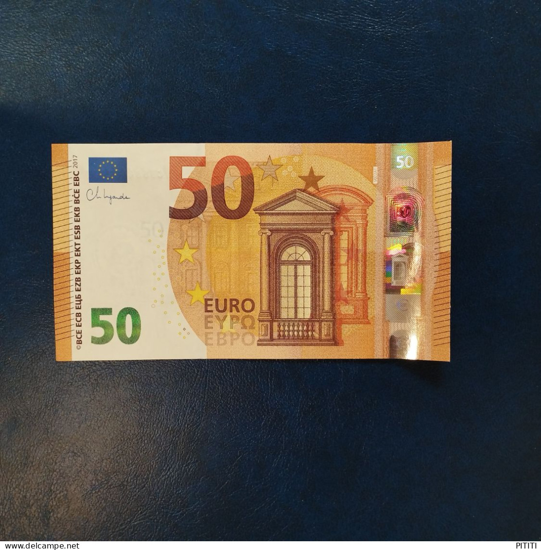 EURO SPAIN 50 V022A1 VC LAGARDE UNC - 50 Euro