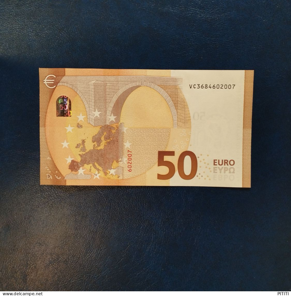 EURO SPAIN 50 V022A1 VC LAGARDE UNC - 50 Euro