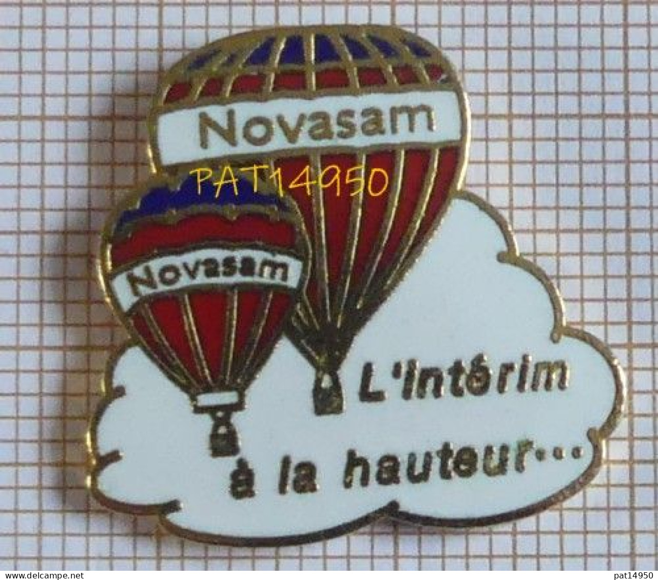 PAT14950  MONTGOLFIERE NOVASAM L'INTERIM A LA HAUTEUR En Version EGF - Fesselballons