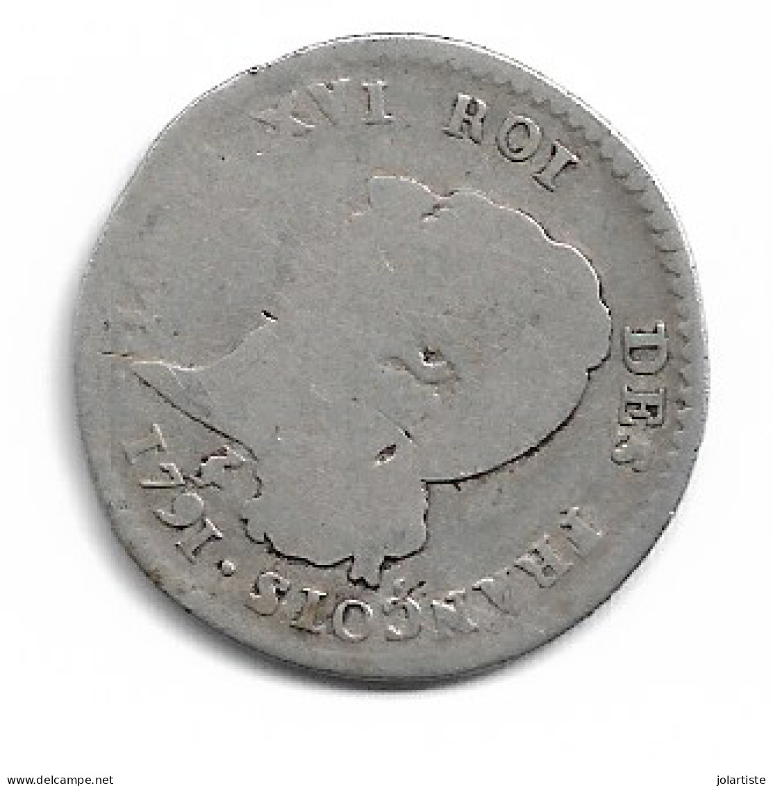 Monnaie France 15 Sols Argent 1791 A An 3 De La Liberte Pelican    Plat 1 N0163 - 1791-1792 Constitution