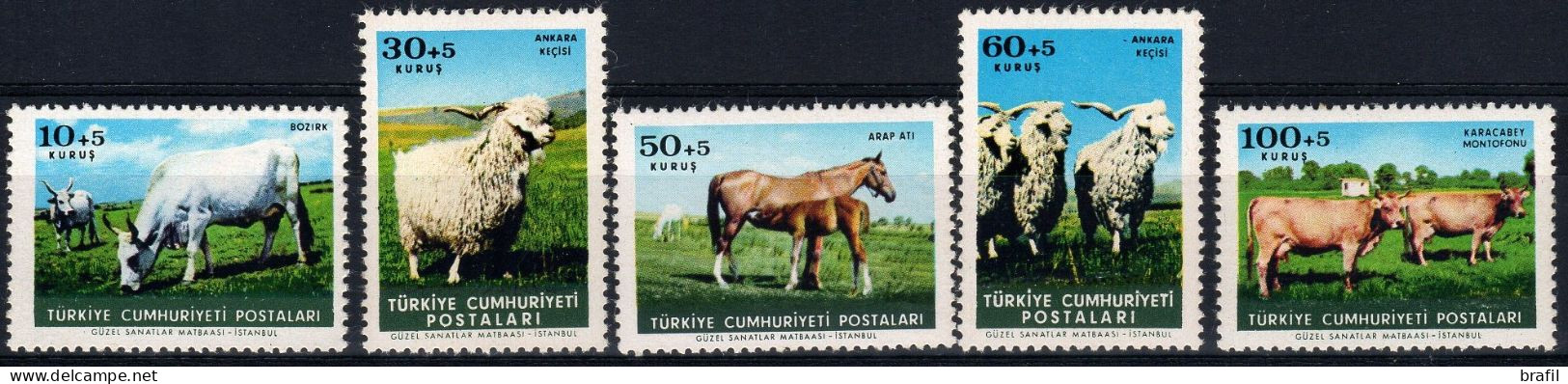 1964 Turchia, Allevamento, Serie Completa Nuova (**) - Unused Stamps